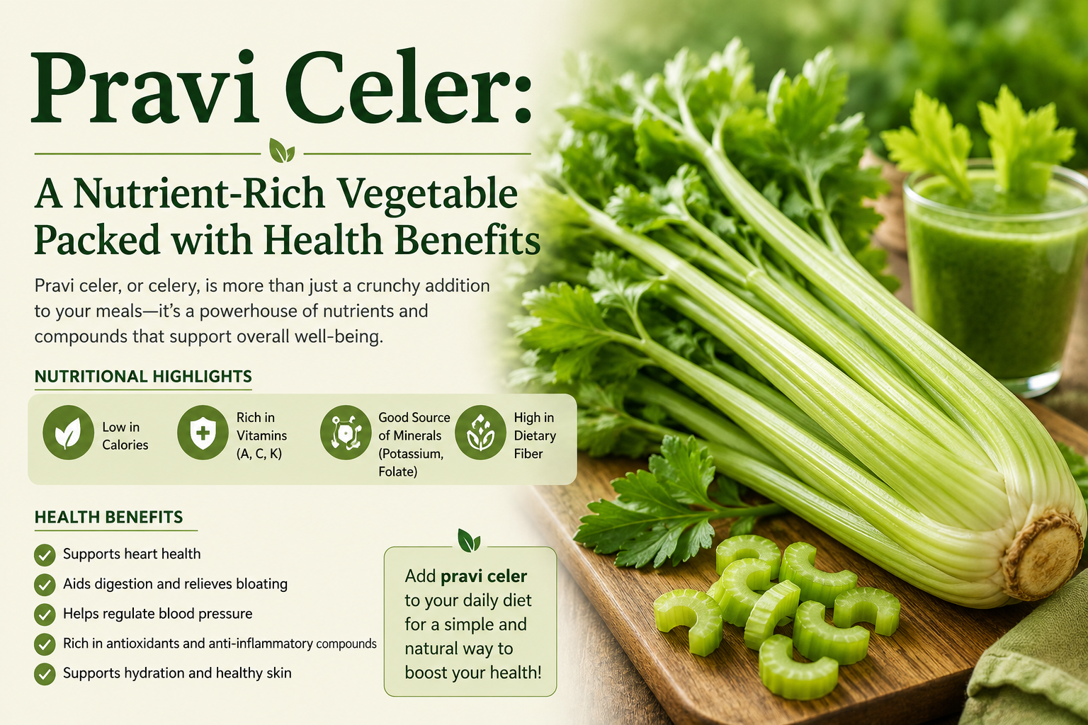 Pravi Celer to Your Diet